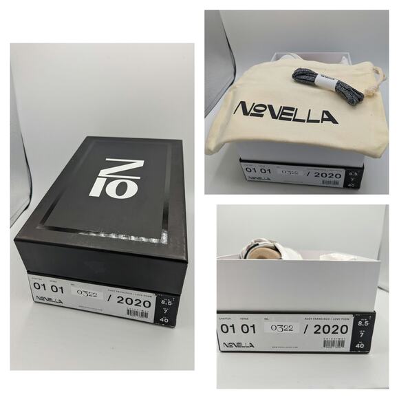 Novella Love Poem Tennis Shoes Ch O1 V 01 #322 New Limited Edition W 8.5 M 7 - Picture 10 of 11